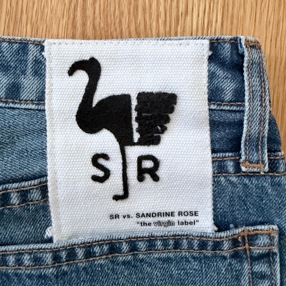 Sandrine Rose x Free People NWOT High-Rise Button-Fly Jeans - Picture 8 of 14